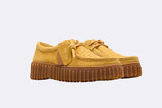 Clarks Wmns Torhill Bee Golden Tan Suede